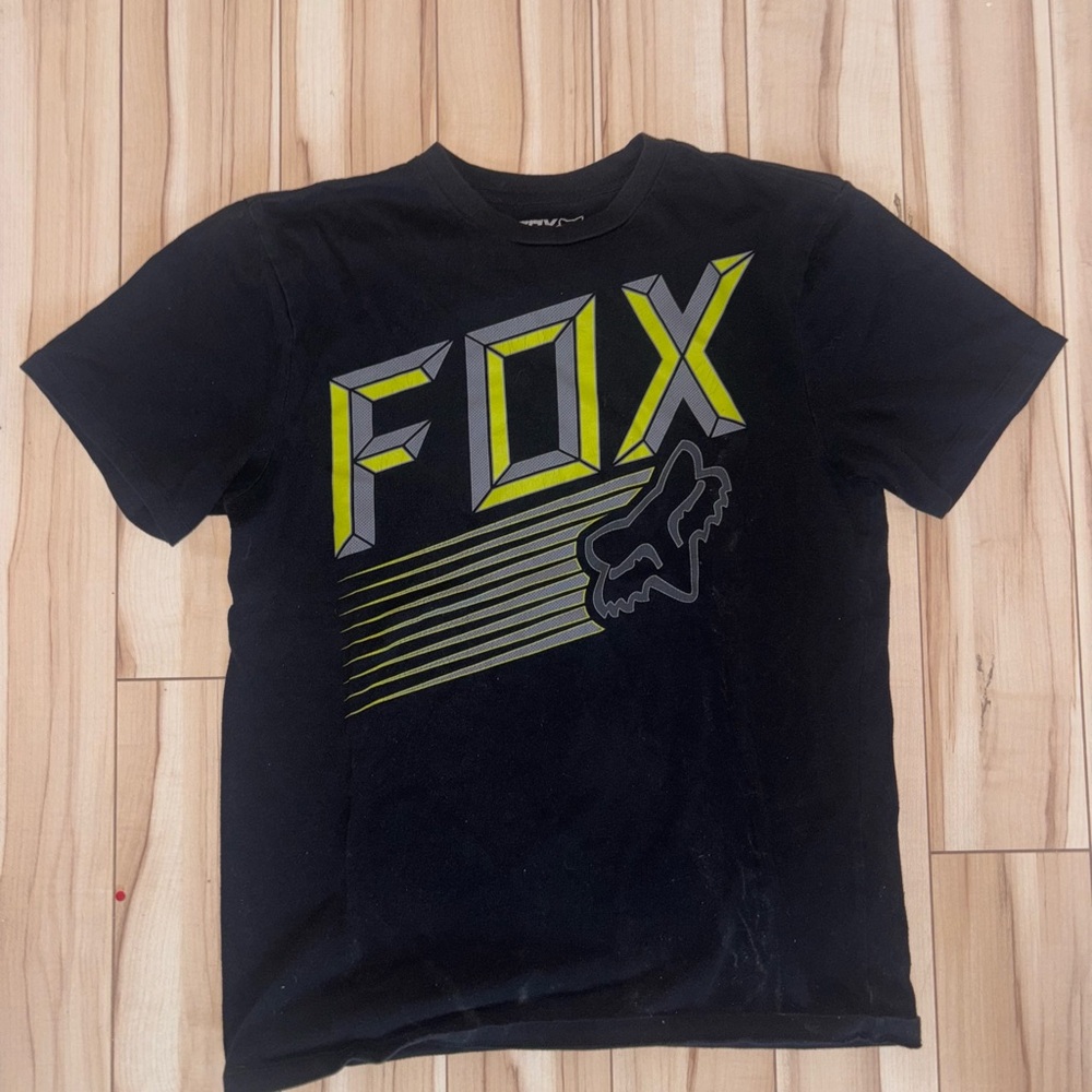Fox Black and Yellow Short Sleeve Tee